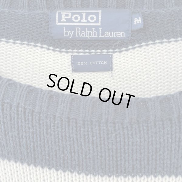 画像4: 90s RALPH LAUREN COTTON KNIT SWEATER   (4)