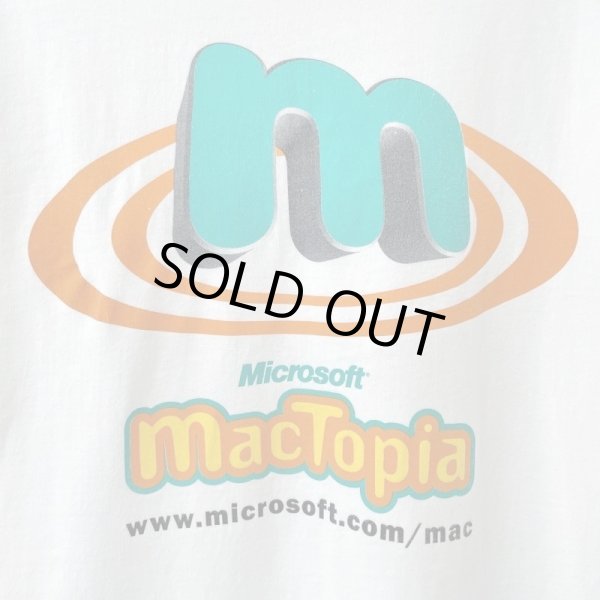 画像4: 90s USA製 MICROSOFT MACTOPIA TEE SHIRT (4)