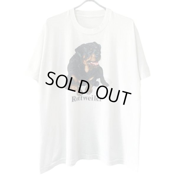 画像1: 90s USA製 ROTTWEILER DOG TEE SHIRT (1)