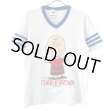 画像: 80s~90s USA製 PEANUTS CHARLIE BROWN FOOTBALL TEE SHIRT