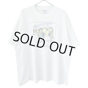 画像: 90s USA製 ROCK and ROLL COWS ART TEE SHIRT