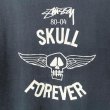 画像3: 00s OLD STUSSY 80-04 SKULL FOREVER TEE SHIRT (3)