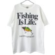 画像1: 90s USA製 FISHING IS LIFE. TEE SHIRT (1)