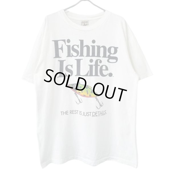 画像1: 90s USA製 FISHING IS LIFE. TEE SHIRT (1)