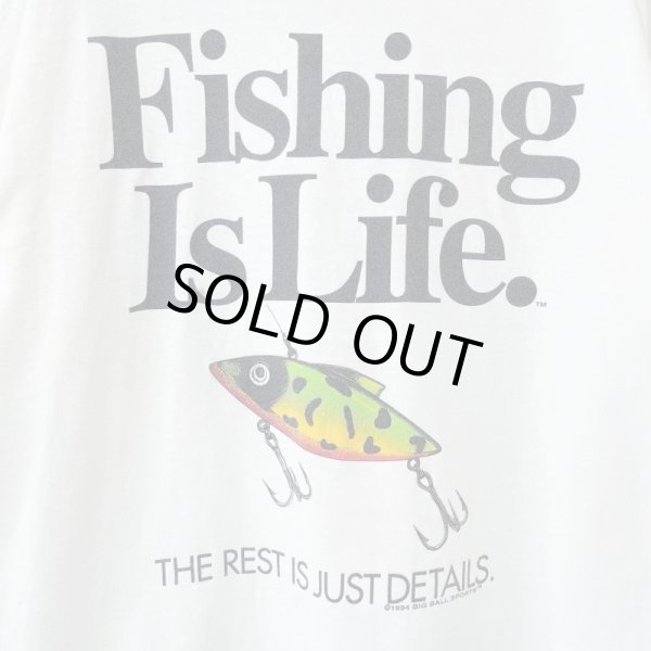 画像2: 90s USA製 FISHING IS LIFE. TEE SHIRT (2)