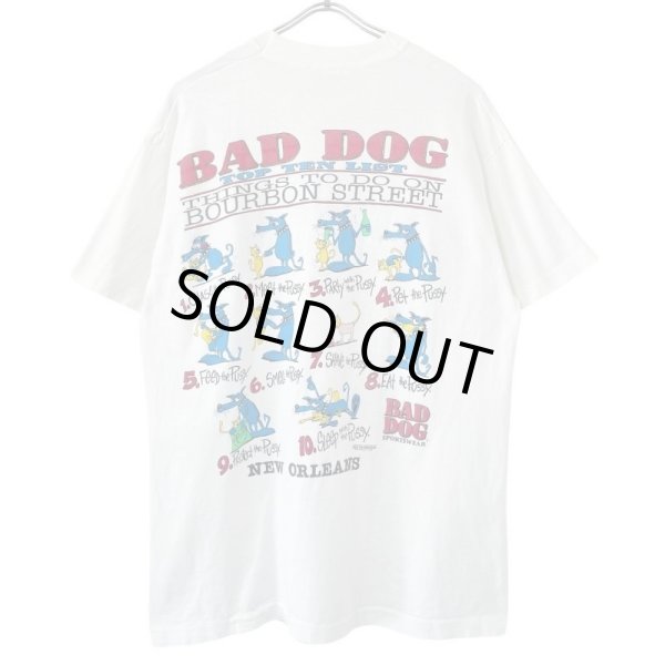 画像1: 90s USA製 BAD DOG TEE SHIRT (1)