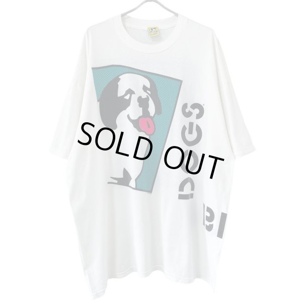 画像1: 90s USA製 BIG DOGS ART TEE SHIRT (1)