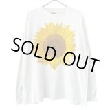 画像: 90s USA製 STUDIO Q SUNFLOWER ART L/S TEE SHIRT