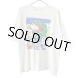 画像: 90s DINOSAUR ART TEE SHIRT