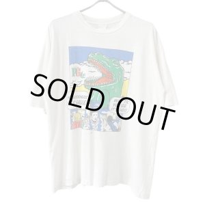 画像: 90s DINOSAUR ART TEE SHIRT