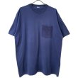 画像1: 90s USA製　FRUIT OF THE LOOM BLANK POCKET TEE SHIRT (1)