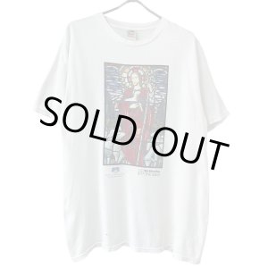 画像: 00s AMERICAN BIBLE SOCIETY JESUS ART TEE SHIRT