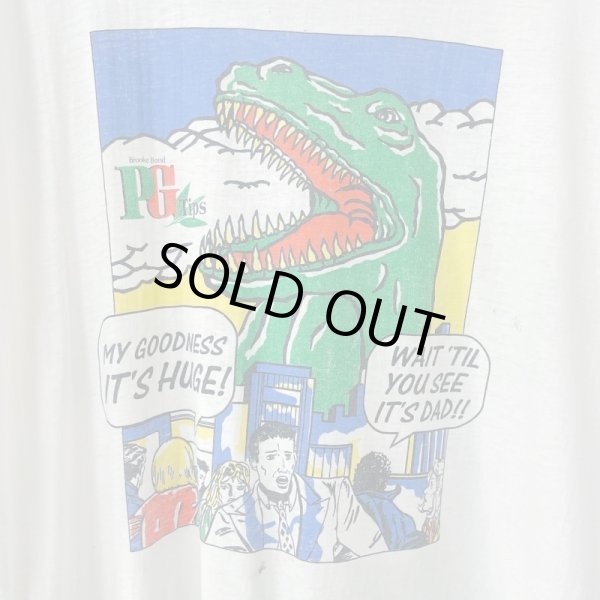 画像2: 90s DINOSAUR ART TEE SHIRT (2)