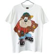 画像1: 90s USA製 LOONEY TUNES TAZ BIG PRINT TEE SHIRT (1)