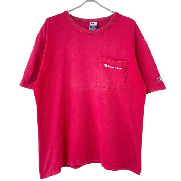 画像1: 90s USA製 CHAMPION POCKET TEE SHIRT (1)