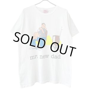 画像: 90s USA製 JIM BENTON MR.NEW DAD ART TEE SHIRT