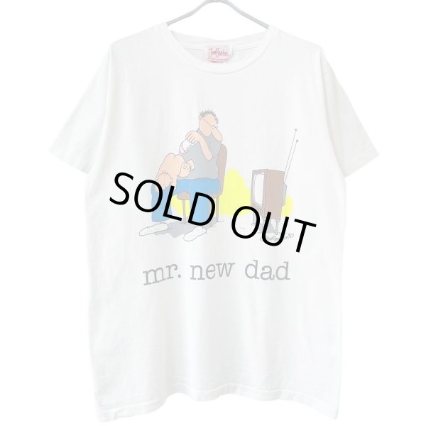 画像1: 90s USA製 JIM BENTON MR.NEW DAD ART TEE SHIRT (1)