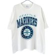 画像1: 90s USA製 STARTER SEATTLE MARINERS LOGO TEE SHIRT (1)