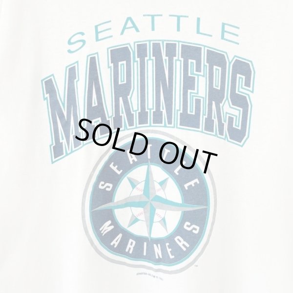 画像2: 90s USA製 STARTER SEATTLE MARINERS LOGO TEE SHIRT (2)