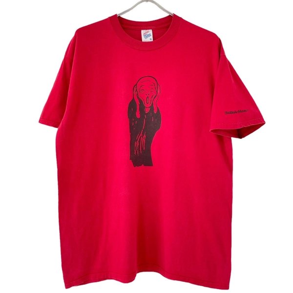 画像1: 90s USA製 ムンクの叫び　ART TEE SHIRT (1)