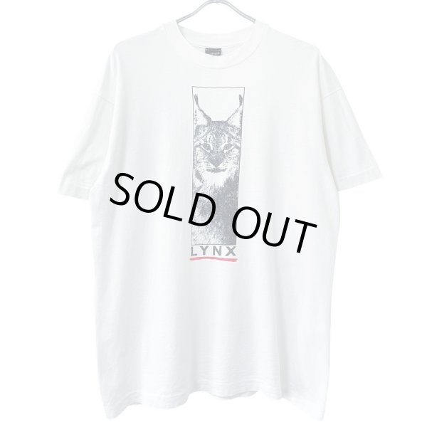 画像1: 90s アイルランド製　LYNX CAT ART TEE SHIRT (1)