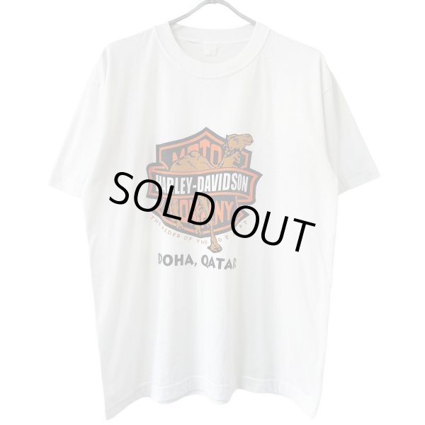 画像1: 90s HARLEY DAVIDSON DOHA QATAR TEE SHIRT (1)