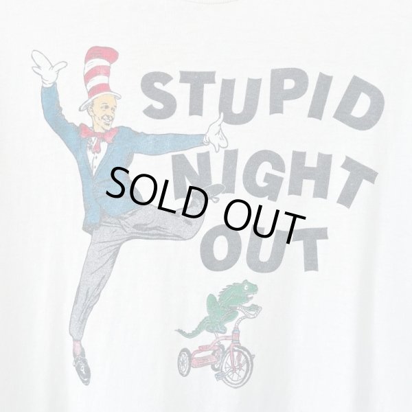 画像2: 90s USA製 DR.SUESS? STUPID NIGHT OUT TEE SHIRT (2)