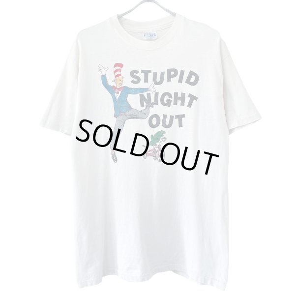 画像1: 90s USA製 DR.SUESS? STUPID NIGHT OUT TEE SHIRT (1)