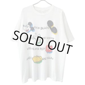 画像: 90s USA製 MICKEY MOUSE PARTS TEE SHIRT