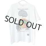 画像: 90s USA製 FASHION VICTIM RASTA BRAIN TEE SHIRT