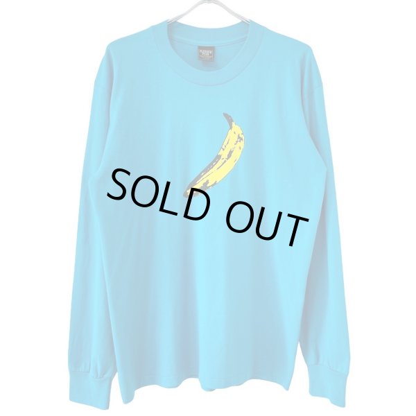 画像1: 90s USA製 andy warhol BANANA L/S TEE SHIRT (1)