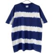 画像1: 90s USA製 TIEDYE BORDER TEE SHIRT (1)