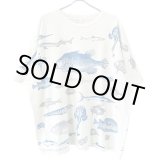 画像: 90s カナダ製 FISH 総柄 TEE SHIRT