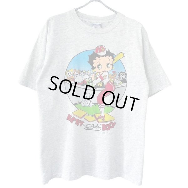 画像1: 90s USA製 BETTY BOOP BASEBALL TEE SHIRT (1)