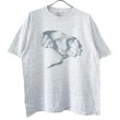 画像1: 90s USA製 ブラピ似誰やねん TRICK ART TEE SHIRT (1)