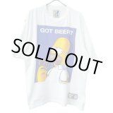 画像: 90s THE SIMPSONS GOT MILK? PARODY TEE SHIRT