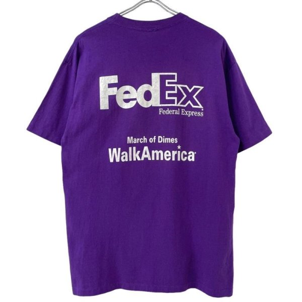 画像2: 90s USA製 FedEx 企業　ART TEE SHIRT (2)