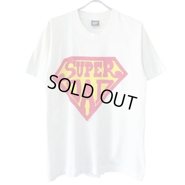 画像1: 80s USA製 SUPER DAD SUPERMAN PARODY TEE SHIRT (1)