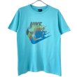 画像1: 80s USA製 NIKE 4連 SWOOSH TEE SHIRT (1)