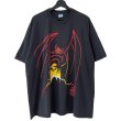 画像1: 90s USA製 DISNEY VILLANS CHERNABOG TEE SHIRT (1)