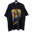 画像1: 90s MONA LISA MARIJUANA PARODY TEE SHIRT (1)