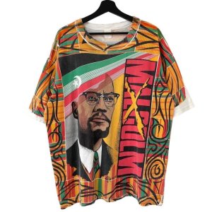 画像: 90s MALCOLM X AOP TEE SHIRT