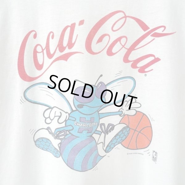 画像2: 90s USA製 CHARLOTTE HORNETS COCA COLA TEE SHIRT (2)