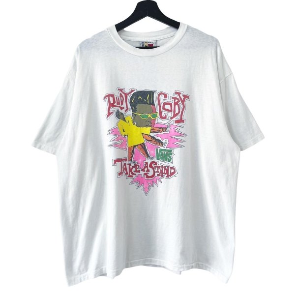 画像1: 90s USA製 VANS RUDY COBY TOUR TEE SHIRT (1)