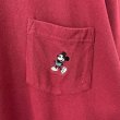 画像3: 90s MICKEY MOUSE "BLUE PANTS" 鹿の子　POCKET TEE SHIRT (3)