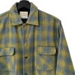 画像2: 70s MARK ROYAL SHADOW PLAID L/S WOOL SHIRT (2)