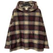 画像1: 90s EDDIE BAUER PLAID BOA FLEECE HOODIE (1)