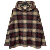 画像: 90s EDDIE BAUER PLAID BOA FLEECE HOODIE