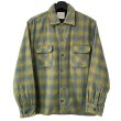 画像1: 70s MARK ROYAL SHADOW PLAID L/S WOOL SHIRT (1)