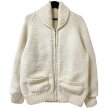 画像2: 70s USA製　VINTAGE COWCHIN KNIT SWEATER (2)